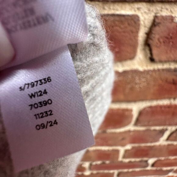 Ann Taylor LOFT outlet Poncho sweater mock neck gray XS/S  NEW - Picture 8 of 9